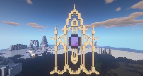 我的世界天堂怎么造